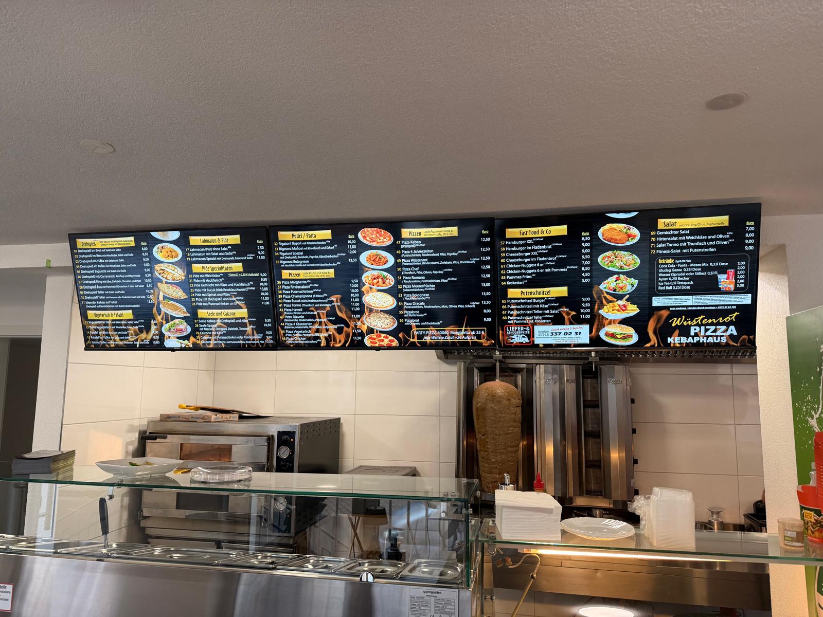 Döner-Spieß in der Küche