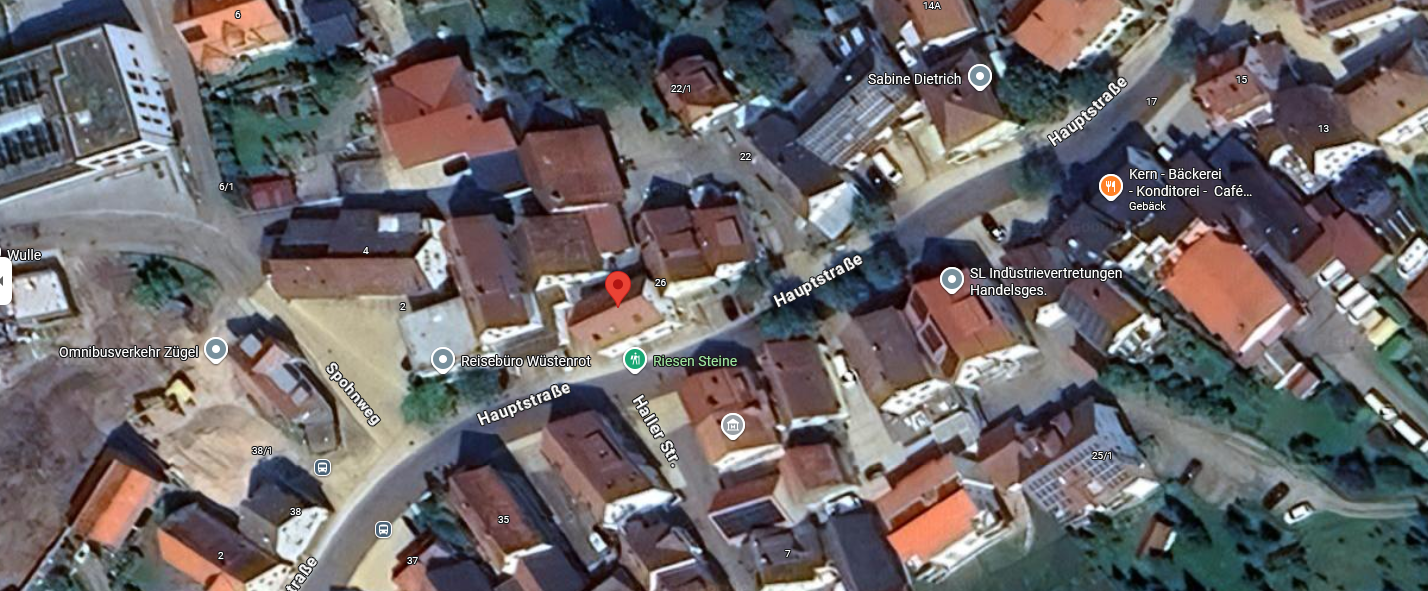 Vorschaubild Karte: Hauptstraße 28, 71543 Wüstenrot